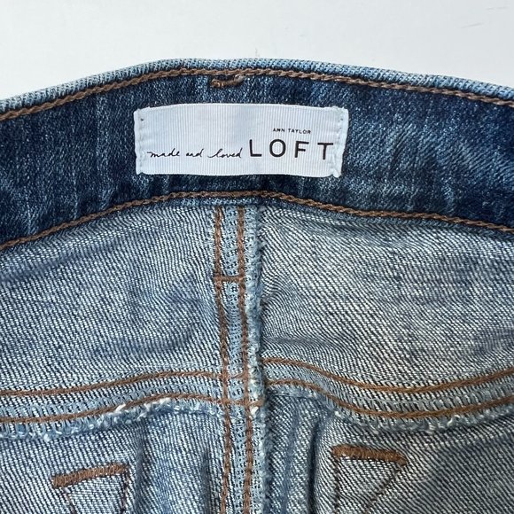 LOFT Relaxed Skinny Jeans in Vintage Wash - Picture 5 of 15